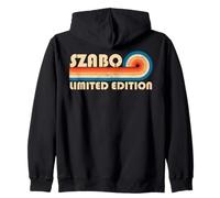 SZABO Surname Retro Vintage 80s 90s Birthday Reunion Sweat à Capuche