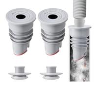 Szaboviktoria 2 Pièces 35-40 mm Clapet Anti Odeur, Tuyau Machine à Laver, Joint de Tuyau d'Évacuation, Raccord de Tuyau, Prévention des Mauvaises Odeurs