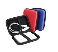 Szaerfa 2.5 Pouces étui de Protection Compact en EVA Pochette pour USB Disque Dur Portable Externe Poche étui de Transport résistant aux Courts-Circuits Carte mémoire HDD Disque Dur (Bleu)