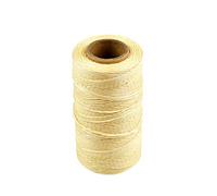 Szaerfa Coudre Le Fil ciré 260m Cuir 1MM pour Le ciseau Awl Chaussures Set de Bagages (Beige)