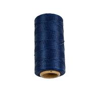 Szaerfa Coudre Le Fil ciré 260m Cuir 1MM pour Le ciseau Awl Chaussures Set de Bagages (Bleu Marin)