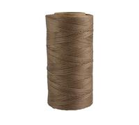 Szaerfa Coudre Le Fil ciré 260m Cuir 1MM pour Le ciseau Awl Chaussures Set de Bagages (Marron foncé)