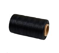 Szaerfa Coudre Le Fil ciré 260m Cuir 1MM pour Le ciseau Awl Chaussures Set de Bagages (Noir)