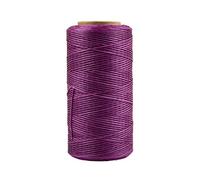 Szaerfa Coudre Le Fil ciré 260m Cuir 1MM pour Le ciseau Awl Chaussures Set de Bagages (Violet)