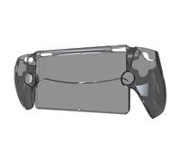 Szaerfa Housse de Protection Transparente pour Sony PlayStation Portal,Coque étui Transparente pour Console de Jeux,Absorption des Chocs et Anti-Rayures (Transparent Noir)