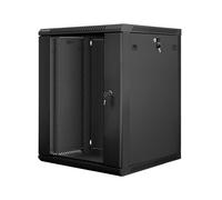 Szafa instalacyjna Rack wisząca 19" 15U 600x600 czarna Lanberg (flat pack) Lanbe