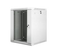 Szafa instalacyjna Rack wisząca 19" 15U 600x600 szara Lanberg (flat pack) Lanber
