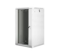 Szafa instalacyjna Rack wisząca 19" 22U 600x600 szara Lanberg (flat pack) Lanber