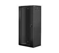 Szafa instalacyjna Rack wisząca 19" 27U 600x450 czarna Lanberg (flat pack) Lanbe