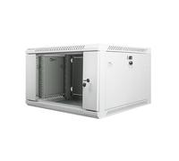 Szafa instalacyjna Rack wisząca 19" 6U 600x450 szara Lanberg (flat pack) Lanberg