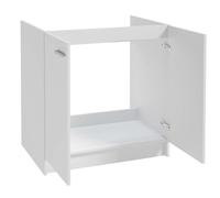 Szafka kuchenna biała pod zlewozmywak 80x50 stojąca