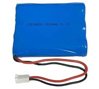 SZAJOR Batterie de Remplacement Rechargeable au Lithium-ION 11,1 V 2600 mAh 18650 avec Prise à 2 Broches, 1 pièce