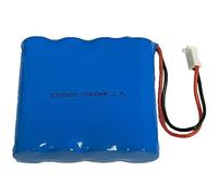 SZAJOR Batterie Lithium-ION 18650, 3.7V, 10400mAh, 37,0 wh, Batterie de Remplacement Rechargeable avec connecteurs MTA-100 à 2 Broches