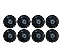 SZAJOR Roues de Patins en Ligne 82A, Roues de Patins à roulettes, Roues de Bagages, destinées au Remplacement des Roues à roulettes, avec roulements, Paquet de 8,80mm