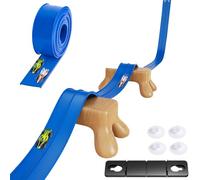 szaluyk Circuit Automobile Flexible - Jouet de Rampe de Course - 410 cm - Base à Ventouse Mobile pour - Jeu éducatif pour l'intérieur et l'extérieur - Jardin - Maison - Projet Scolaire