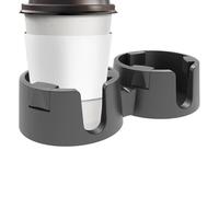 szaluyk Double porte-gobelet, support de gobelet anti-renversement, adhésif anti-éclaboussures, double dessous de verre, sous-verre lisse et plat, support de boissons non pointu pour le salon