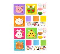 szaluyk Ensemble de s à broder - Kit de création d'animaux en peluche avec décalcomanies, cousez votre propre de dessin animé pour un jeu créatif | Activité amusante et éducative, projet