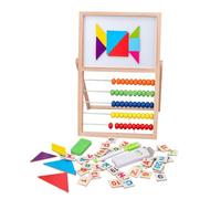 szaluyk Jeux mathématiques pour,Jeux mathématiques Abacus - Boulier coloré Jouets mathématiques Boulier en Bois,Jouets d'éducation précoce innovants, Jouets d'apprentissage préscolaire pour garçons