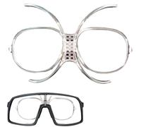 szaluyk Lunettes de ski - Utilisation optique - Flexible - Adaptateur RX - Support de lunettes pour lunettes de ski - Cadre intérieur universel pour verres correcteurs, snowboard, moto - Transparent