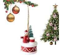 szaluyk Ornement en résine 3D - À Suspendre - Accessoire de Vacances Portable pour Votre Arbre intérieur, Chambre à Coucher, Salon, entrée Dean, hôtel, Jardin, présentation