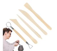 szaluyk Outils d'argile, kit d'outils de sculpture en céramique pour poterie, modelage, moulage, construction pour l'art et l'artisanat, céramique, modélisation, lissage, outils de sculpture sur bois