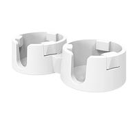 szaluyk Porte-gobelet anti-renversement, porte-gobelet de bureau | Sous-verre adhésif anti-déversement double boisson - Dessous de verre plat lisse pour le salon