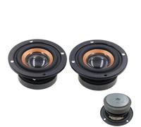 szaluyk Subwoofer Audio Woofer - Paire De Haut-parleurs De Remplacement De 2 Pouces | Haut-parleurs De La Chaîne Gauche Et Droite pour Le Théâtre À Domicile, Écoute Musicale, Jeu, Bricolage Audio