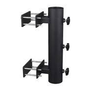 szaluyk Support de Parasol de terrasse | Support de Parasol résistant à la Rouille et sans perçage, Support de Serrage pour parasols sur terrasses - pour Poteau, Balcon, Cour, Jardin
