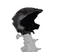 szaluyk Support de téléphone portable pour moto - En forme de casque - Résistant aux chocs - Rotation à 360 degrés - ABS - Support de navigation pour téléphone portable - Accessoire pour scooter, vélo