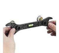 szaluyk Téleuse de la pomme de douche - Téletée multifonctionnelle à double tête | Double polyvalent pour l'outil de clé de salle de bain léger fait de la tête pour l'eau du robinet