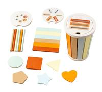 szaluyk Toys de Couleur Toys | Wood Mazy Maze - Alphabet, Numbers & Color Tri Triing Toy pour Les Tout-Petits.