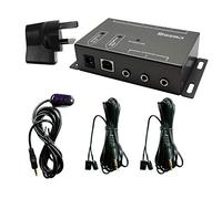 SZBJ Répéteur à Distance IR, kit d'extension de télécommande Infrarouge BD104, Deux émetteurs IR à Double tête