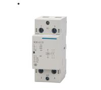 SZBTQMUW 1PCS NCH8-63/20 Mini contacteur Domestique modulaire AC 220V 230V 20A 25A 40A 63A 1NO 1NC 2NO 2NC 4NO NCH8-20 25 40(Nch8-40a,4NO)