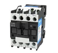 SZBTQMUW Contacteur CJX2-1810 3 pôles 35mm Montage sur Rail DIN contacteurs ca Un n° 110V Bobine 32a contacteur de Remplacement électrique Industriel