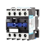 SZBTQMUW Contacteur électrique CA à Montage sur Rail DIN, 1 pièce, CJX2-2510 1NO CJX2-2501 1NC, Tension de Bobine 25 A, 380 V, 220, 110, 36, 24, LC1-D(Cjx2-2510,380V)