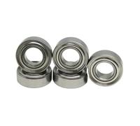 SZBTQMUW Lot de 10 roulements à Billes en Acier Inoxydable SMR126ZZ, 6 x 12 x 4 mm, MR126 MR126ZZ SMR126Z SMR126 Z ZZ L1260ZZ, 6 x 12 x 4 mm(SMR128-Z 8x12x3.5mm)