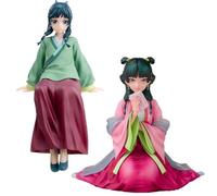 Szchxin Figurines d'anime Maomao - Figurine de manga fille dans une pose assise - Butoir à nouilles - Figurine Maomao Merch - Figurine de dessin animé - Collection d'anime - Décoration de bureau