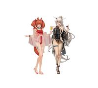 Szchxin Lot de 2 figurines d'anime Angelina Ajimu et Shining - Modèle de manga - Statue d'anime pour fille - Figurine de collection - En PVC - Sculpture de bureau - Cadeau