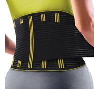 SZCLIMAX Ceinture de soutien lombaire Bandage dorsal pour hommes et femmes Ceinture de soutien dorsal à la taille pour soulager les douleurs dorsales, la sciatique,S