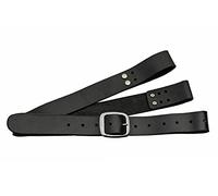SZCO Supplies Adjustable Black Leather Shoulder/Waist Belt Holster for Medieval/Samurai Swords, 38 inches