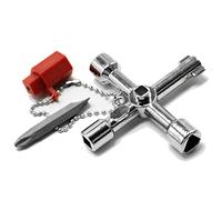 SZCXDKJ Clé de radiateur à 6 voies - Clé pour robinet d'électricité, de gaz et d'eau