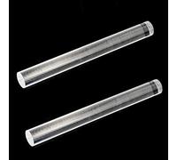 SZCXDKJ Lot de 2 rouleaux en argile acrylique solides ultra lisses - Rouleau à pâtisserie en acrylique pour argile, loisirs créatifs, outil en argile polymère (matériau solide)