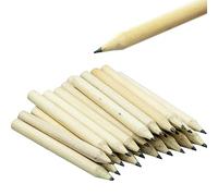 SZCXDKJ Lot de 24 crayons hexagonaux courts en bois - Pour enfants d'âge préscolaire, maternelle, école, maison (triangulaire)