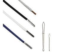 SZCXDKJ Lot de 4 cordons de serrage de rechange avec enfile-aiguille, 4 cordons pour sweats à capuche, pantalons de survêtement, manteaux, sacs 4 couleurs