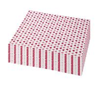 SZCXDKJ Lot de 50 feuilles de papier d'emballage de qualité alimentaire 21,5 x 25 cm, papier ciré imperméable à la graisse pour emballages alimentaires, paniers alimentaires, sandwichs pour bonbons,