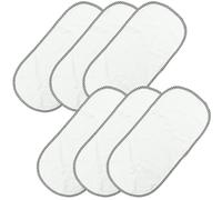 SZCXDKJ Lot de 6 matelas à langer portables en pur coton imperméable pour table à langer réutilisable en couche, doux et confortable, 30 x 60 cm