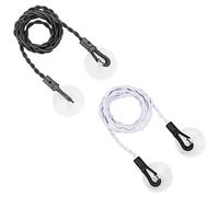 SZCXDKJ Lot de cordes à linge extensibles avec crochets et ventouse pour camping en plein air