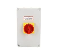 SZD11-100/300010-D 100A 3 Poles Pad Lock Rotary Cam Isolator Load Break Switch On-Off With Box 3P MQXFCZUX