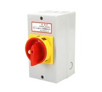 SZD11-63/300010-D 63A 3 Poles On-Off Isolator Load Break Switch With Pad Lock Rotary Cam Switch 3P With Box NWPNLXEA