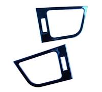 SZDGJ 2 pièces ABS bleu voiture tableau de bord climatisation sortie de ventilation garniture décorative, for Hyundai, for Elantra 2011 2012 2013 2014 2015 2016 Couvercle de sortie d'air du tableau de